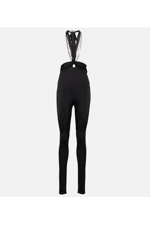 The Attico Pantalones ajustados Ruby de tiro alto