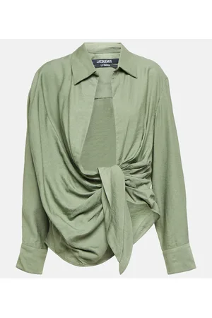 Jacquemus Camisa Le Bahia anudada