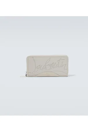 Christian Louboutin Cartera Panettone de piel grabada