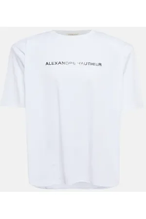 ALEXANDRE VAUTHIER Camiseta en jersey de algodón con logo