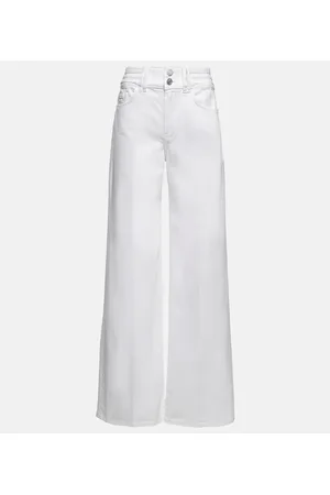 Frame Pantalones anchos de tiro alto