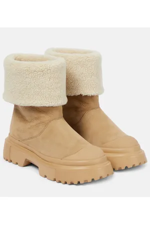 Hogan Botines H619 de ante con borrego sintético