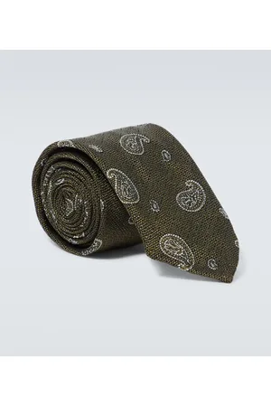 LARDINI Corbata de algodón y seda