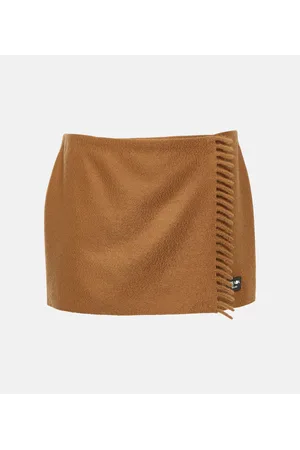 Prada Minifalda de cachemir