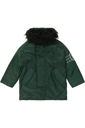 Maison Margiela Parka de sarga con capucha