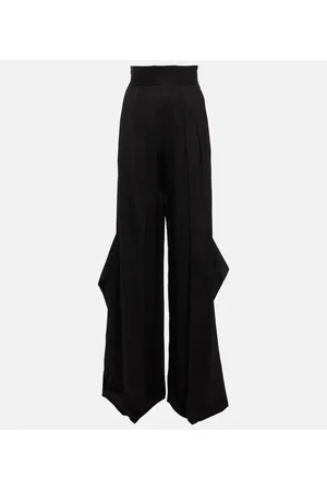 MATICEVSKI Pantalones anchos de tiro alto