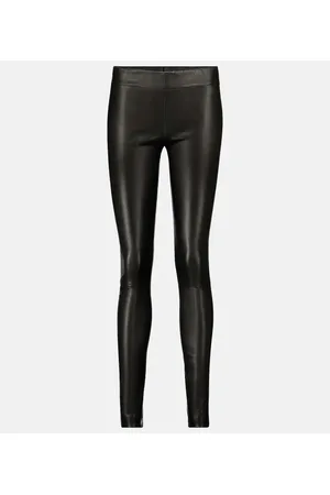 The Row Leggings Moto de piel