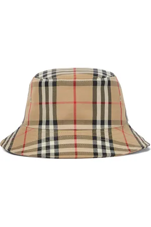 Burberry Sombrero de pescador Vintage Check en mezcla de algodón
