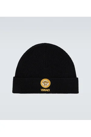 VERSACE Gorro Medusa de lana bordado