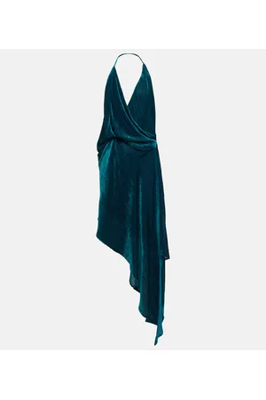 PETAR PETROV Vestido midi asimétrico