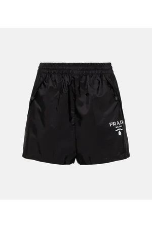 Prada Shorts de Re-Nylon de tiro alto
