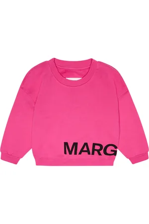 Maison Margiela Sudadera de algodón estampada con logo