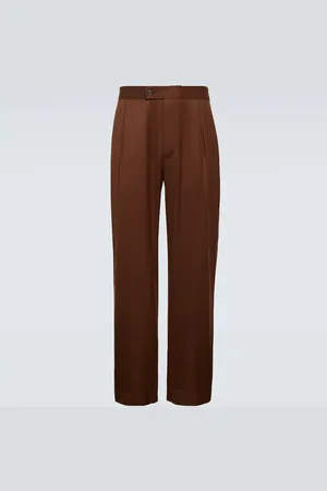 King & Tuckfield Pantalones de algodón y lino