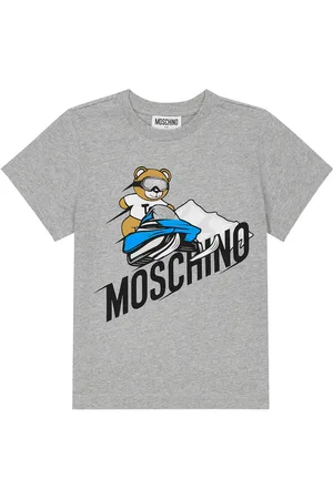Moschino Camiseta en jersey de algodón estampada