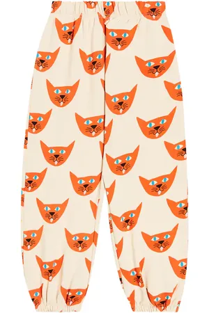 Jelly Mallow Pantalones deportivos Cat de algodón