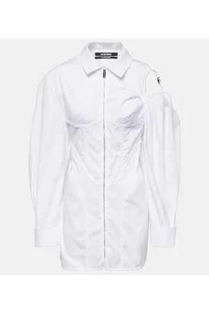 Jacquemus Vestido corto La Robe Galliga de algodón