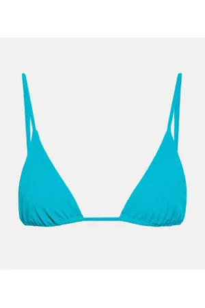 Jade Swim Top de bikini triangular Via