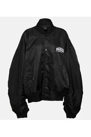 Balenciaga Chaqueta varsity Paris de satén