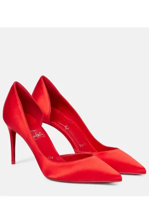 Christian Louboutin Salones Iriza en satén de seda