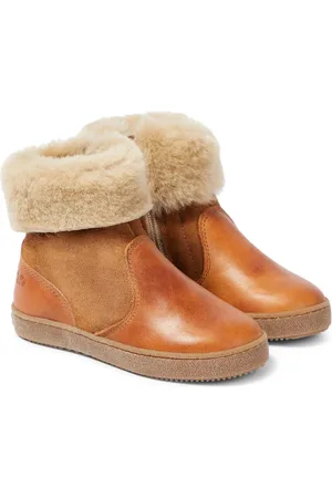 PèPè PèPè Botines de piel con borrego