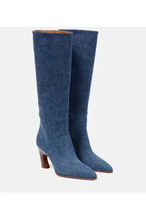 Chloé Chloé Botas altas Oli en denim