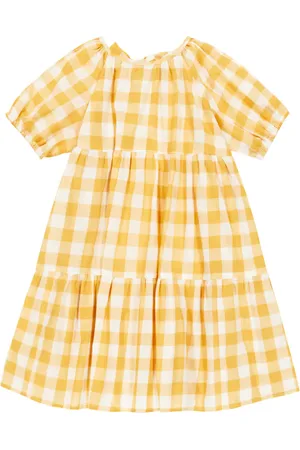 PAADE Vestido de algodón con cuadros vichy