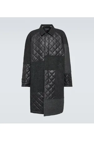 Comme des Garçons Comme des Garçons Homme Abrigo acolchado de lana