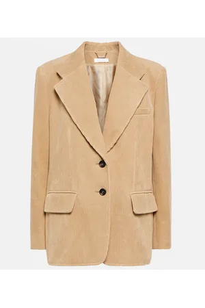 Chloé Chloé Blazer de botonadura simple de pana