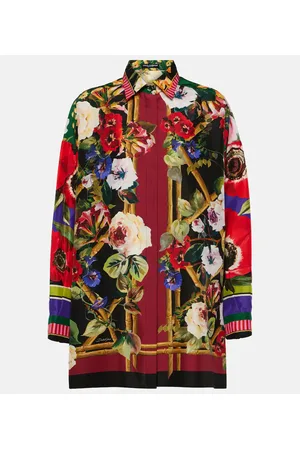 Dolce & Gabbana Vestido camisero de seda