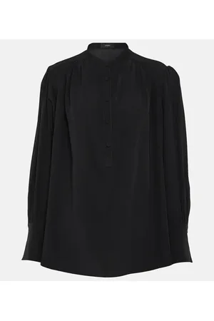 Joseph Blusa Buci en crepé de china de seda
