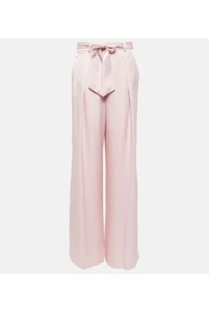 GABRIELA HEARST Pantalones anchos de seda