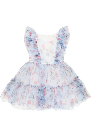 MONNALISA Vestido de tul con estampado
