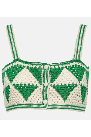 ANNA KOSTUROVA Crop top Maija de croché
