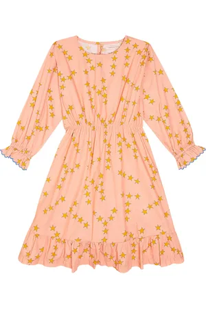 Tiny Cottons Vestido Tiny Stars Frills de algodón