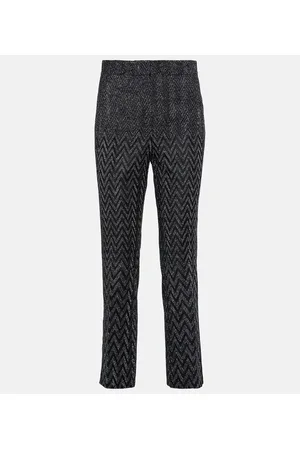 Missoni Pantalones en zigzag de tiro alto