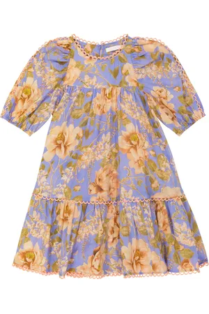 ZIMMERMANN Vestido Rosa de algodón floral