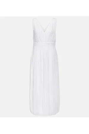 Vince Vestido midi plisado