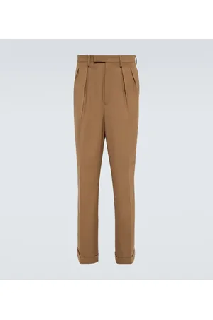DRIES VAN NOTEN Pantalones rectos Parnes en mezcla de lana