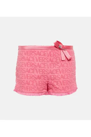 VERSACE X Dua Lipa shorts Allover de terry