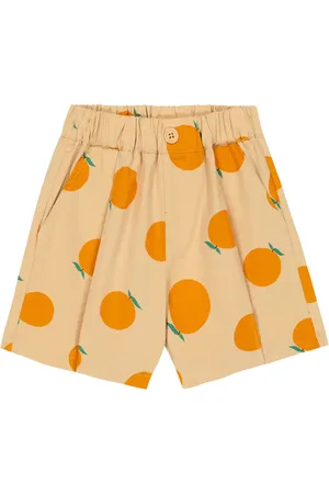 Jelly Mallow Shorts Orange Pintuck