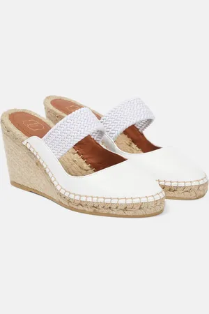 MALONE SOULIERS Alpargatas con cuña Siena 70 de piel