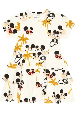 Mini Rodini Vestido Ritzratz en mezcla de algodón