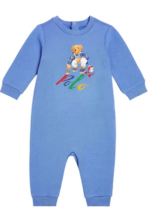 Ralph Lauren Bebé - body Polo Bear de mezcla de algodón