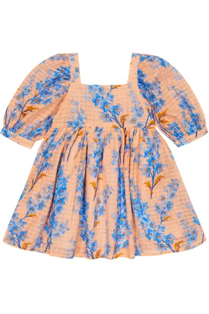 MORLEY Vestido Suzy Delphinium de algodón