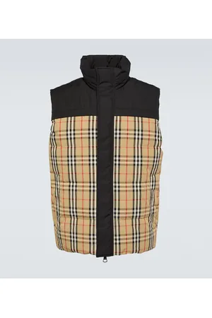 Burberry Chaleco de plumas Check