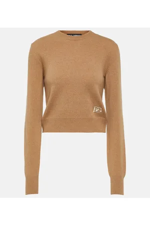 Dolce & Gabbana Jersey en mezcla de cachemir cropped