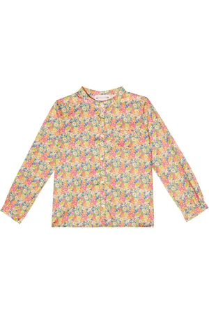 BONPOINT Blusa Balotine de algodón floral