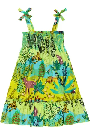 Vilebrequin Vestido Gloss de algodón estampado