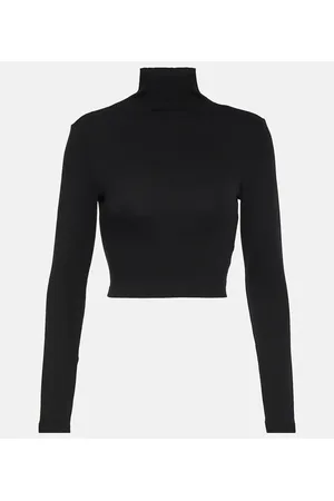 AG Jeans X EmRata crop top Kathryn de cuello alto