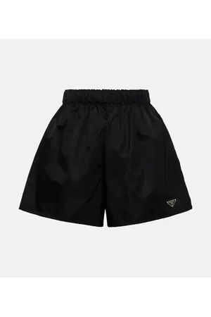 Prada Shorts de Re-nylon de tiro alto